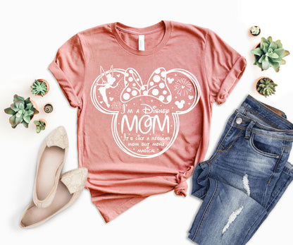Funny Disney Mom Shirts, Disneyland T-shirt, Minnie Mom Shirt-newamarketing