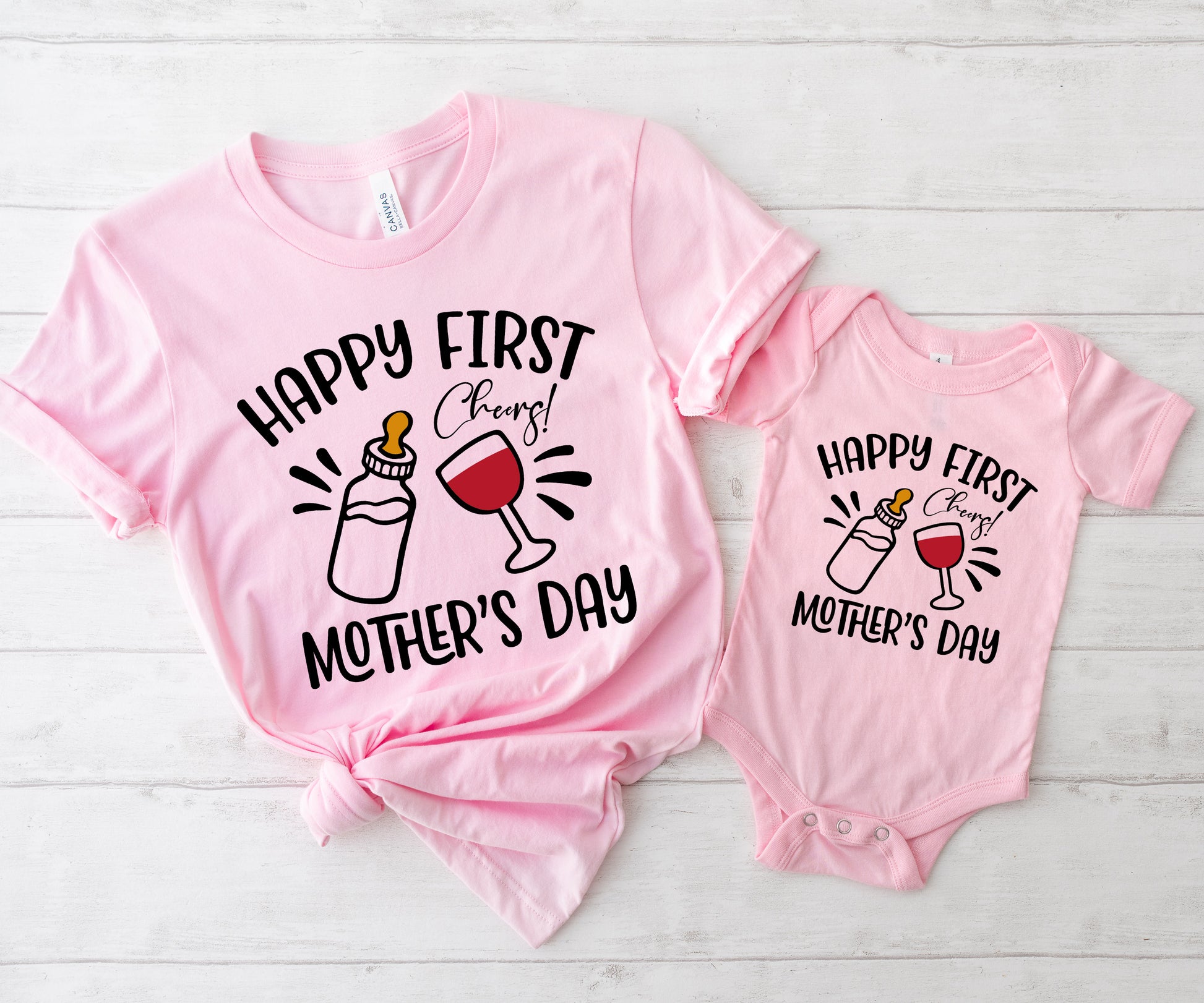 Happy First Mother's Day Shirts, Matching Mommy and Me Shirts, Mommy and Me Outfits-newamarketing
