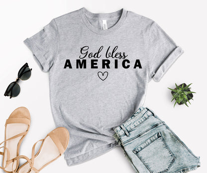 God Bless America Shirt, America Shirt, Independence Day Shirts-newamarketing