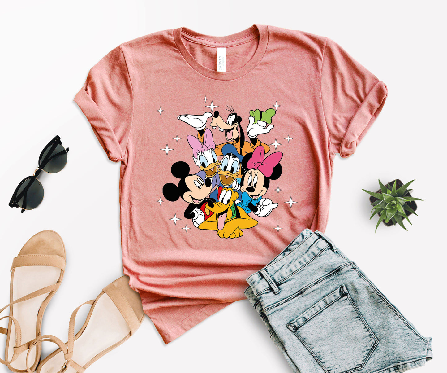 Vintage Mickey Shirt, Disneyland Mickey Shirt, Disney Characters Shirt-newamarketing