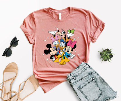 Vintage Mickey Shirt, Disneyland Mickey Shirt, Disney Characters Shirt-newamarketing