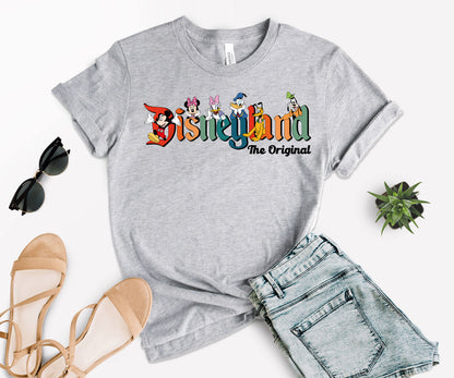 Disneyland Shirt, Vintage Disneyland Shirts, Mickey and Friends Shirts-newamarketing