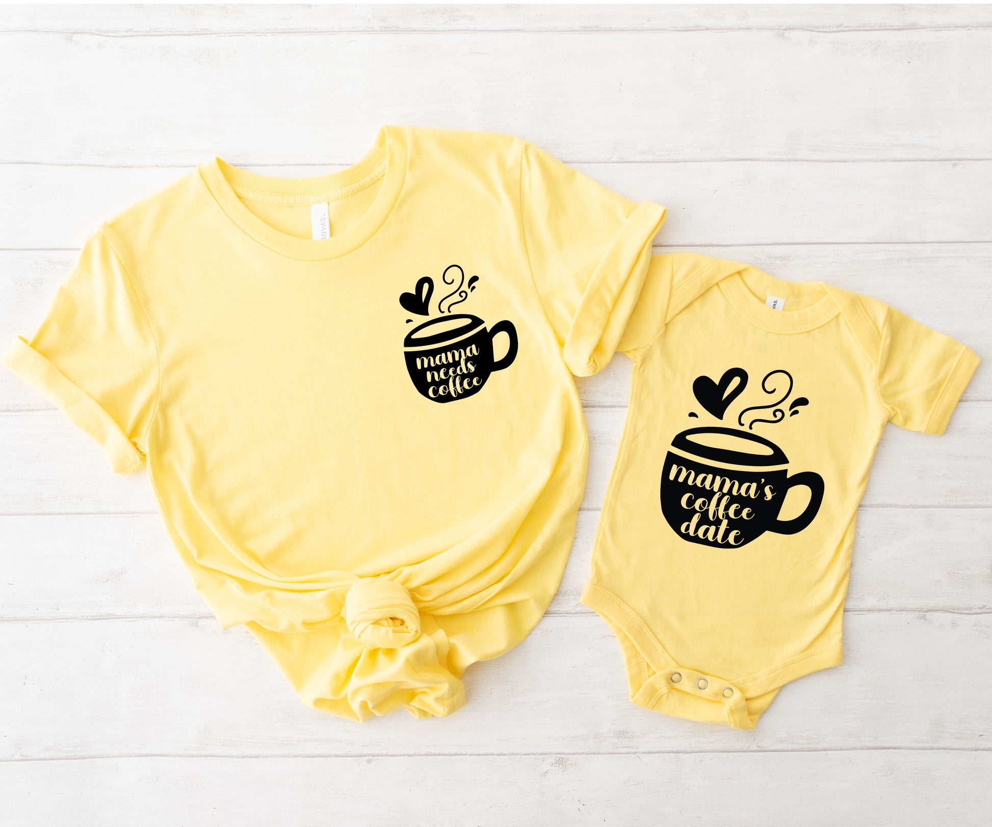 Mama Needs Coffee Shirt, Cute Coffee Shirt, Mommy And Me T-Shirt-newamarketing