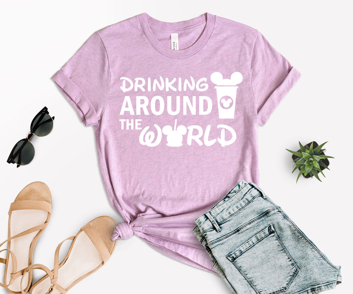 Disney Drinking Around The World Shirt, Drinking Disney Shirts, Disneyland Shirt-newamarketing