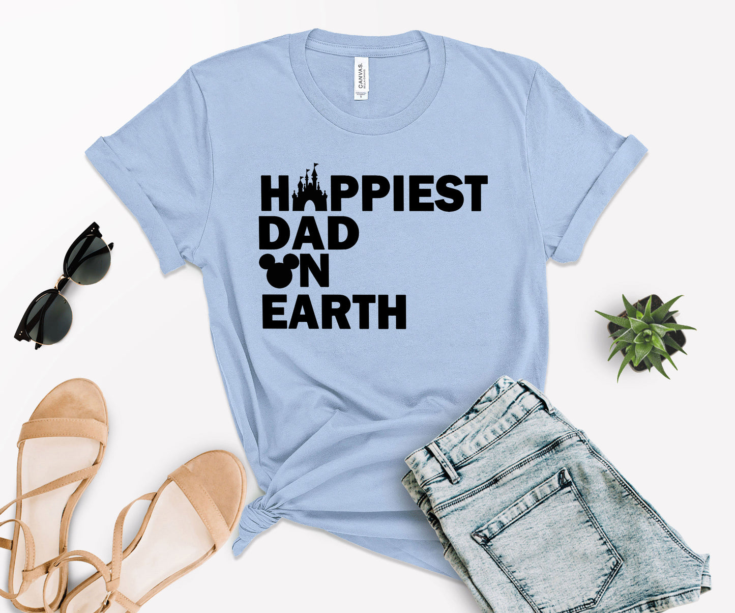 Happiest Dad on Earth Shirt, Earth Day Shirt, Happy Dad Shirt-newamarketing