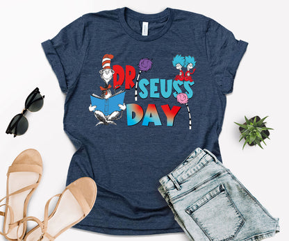 Dr Seuss Day Shirt, Dr Seuss T-Shirts For Teachers, Reading T-Shirt-newamarketing
