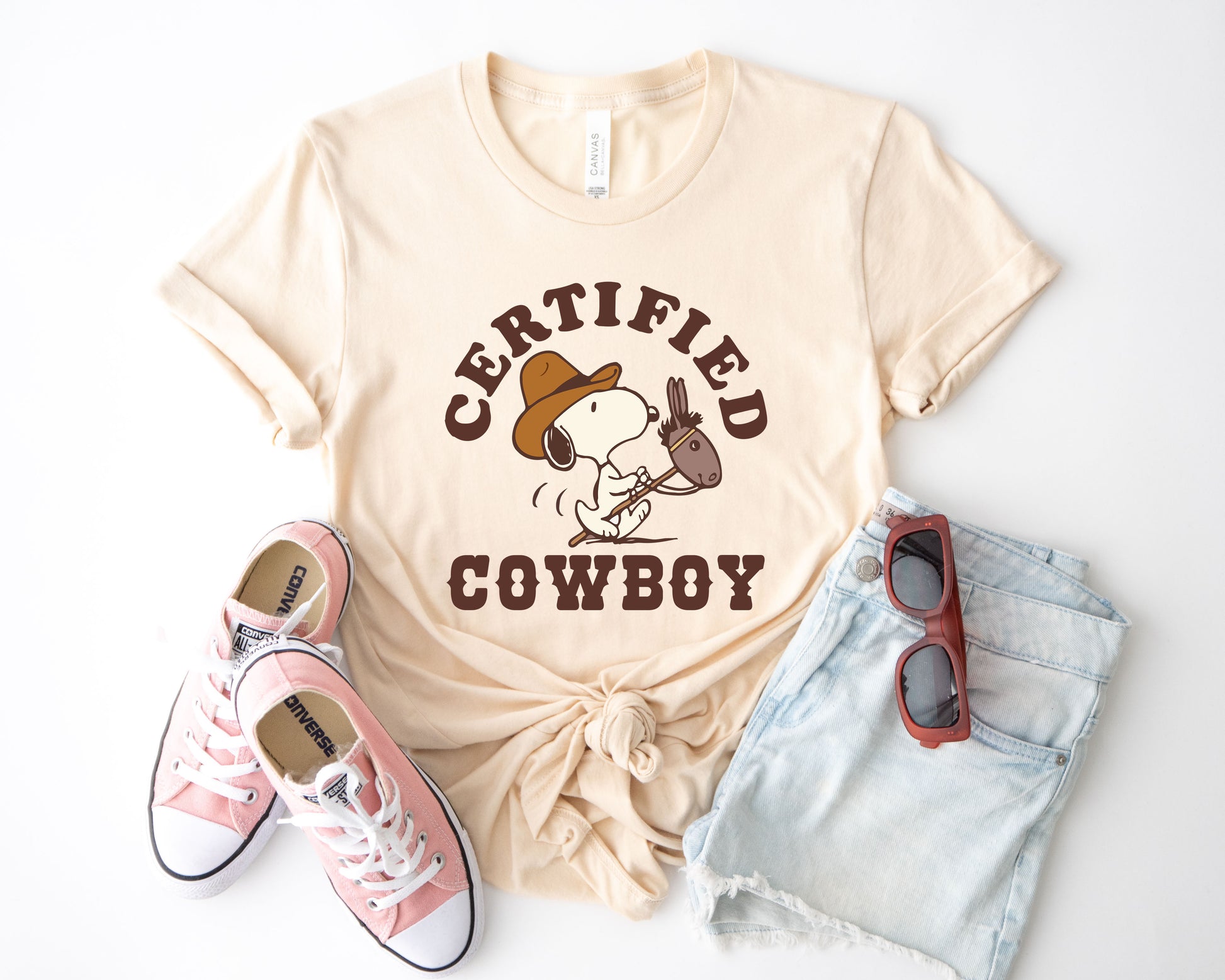 Snoopy Cowboy Shirt, T-Shirt Cowboy, Certified Shirt-newamarketing