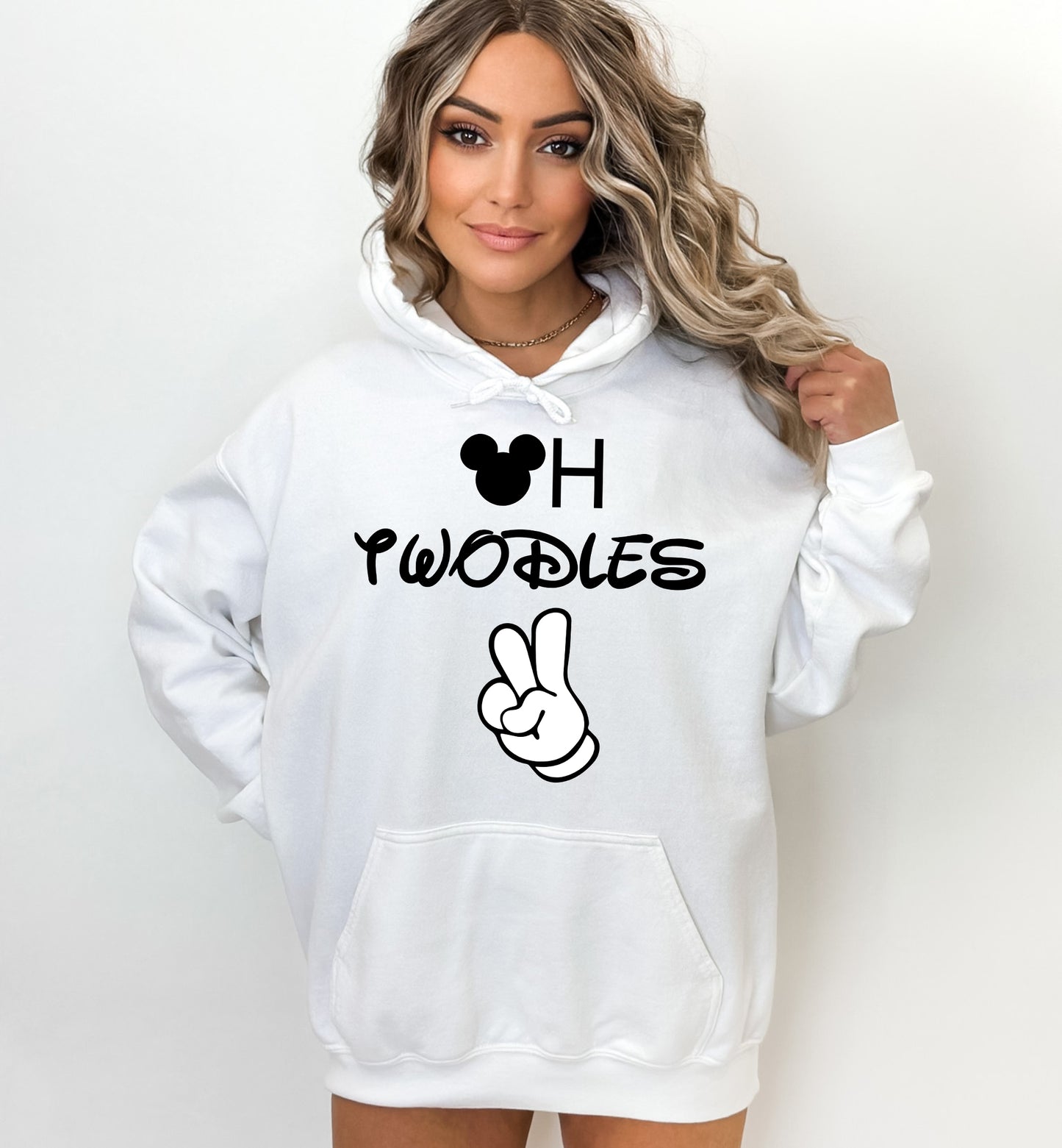 2nd Birthday Sweatshirt, Mickey Hand Sweatshirt, Vintage Mickey Mouse Hoodie-newamarketing