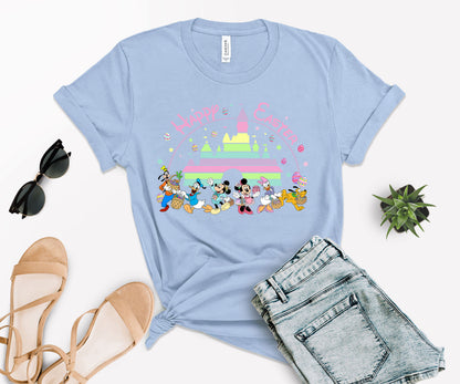 Easter Disney Shirts, Mickey Mouse Easter Shirt, Disney Easter Characters-newamarketing