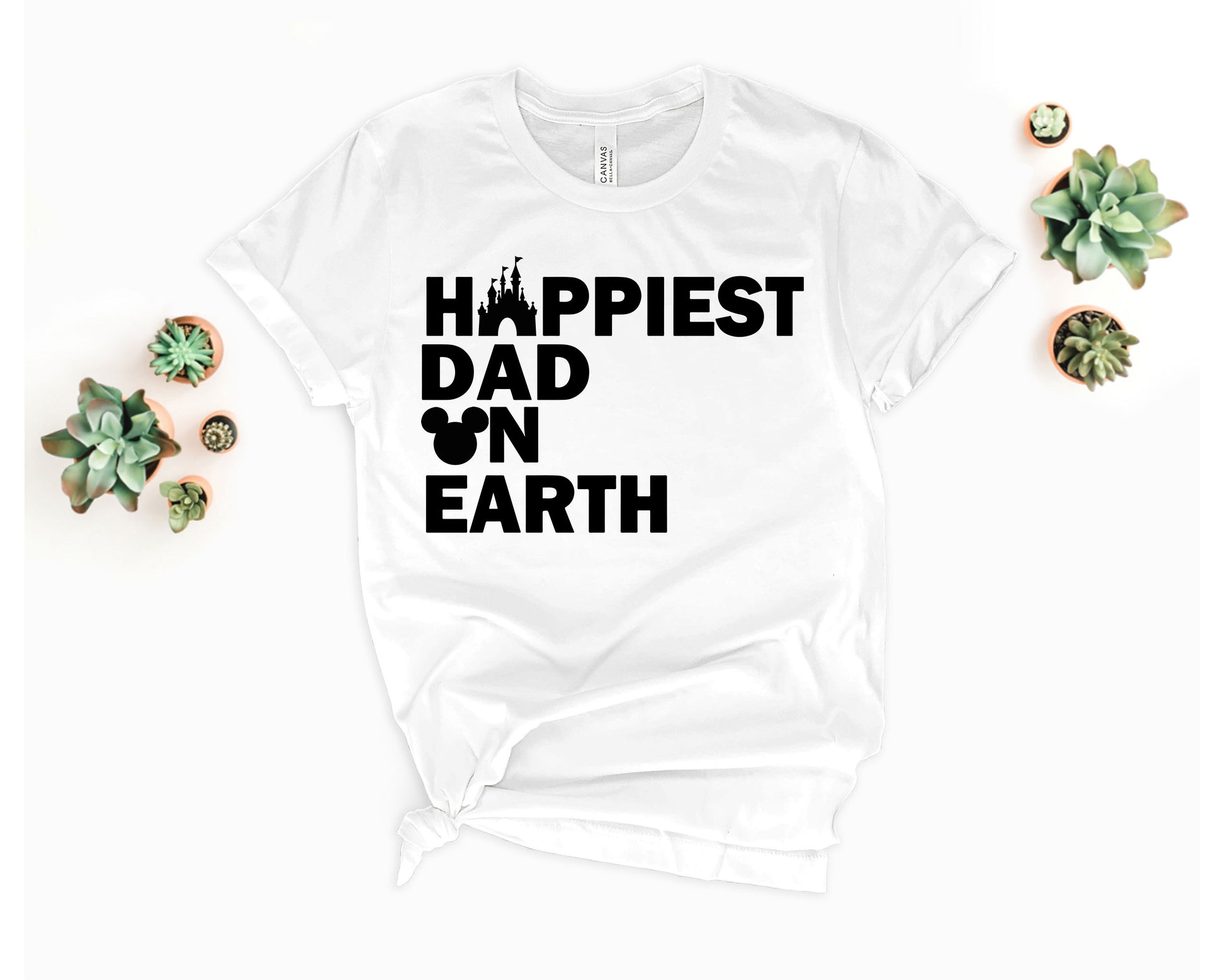 Happiest Dad on Earth Shirt, Disney Dad T-shirt, Disneyland Tee-newamarketing