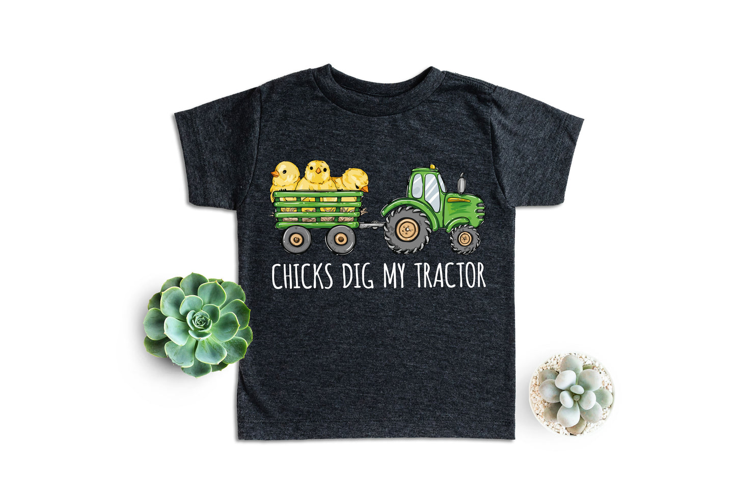Chicks Dig Me Shirt, Chicks On Tractors, Easter Chick Shirt, Happy Easter Chicks-newamarketing