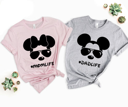 Mom and Dad Disney Shirts, Family Disney Matching Shirts, Disneyland Shirts-newamarketing