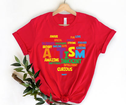 Love Autism Shirt, T-Shirts Autism Awareness, Heart For Autism-newamarketing