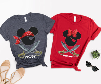 Disney Pirates Shirts, Personalized Family Disney Shirts, Disney Matching Shirts for Family-newamarketing