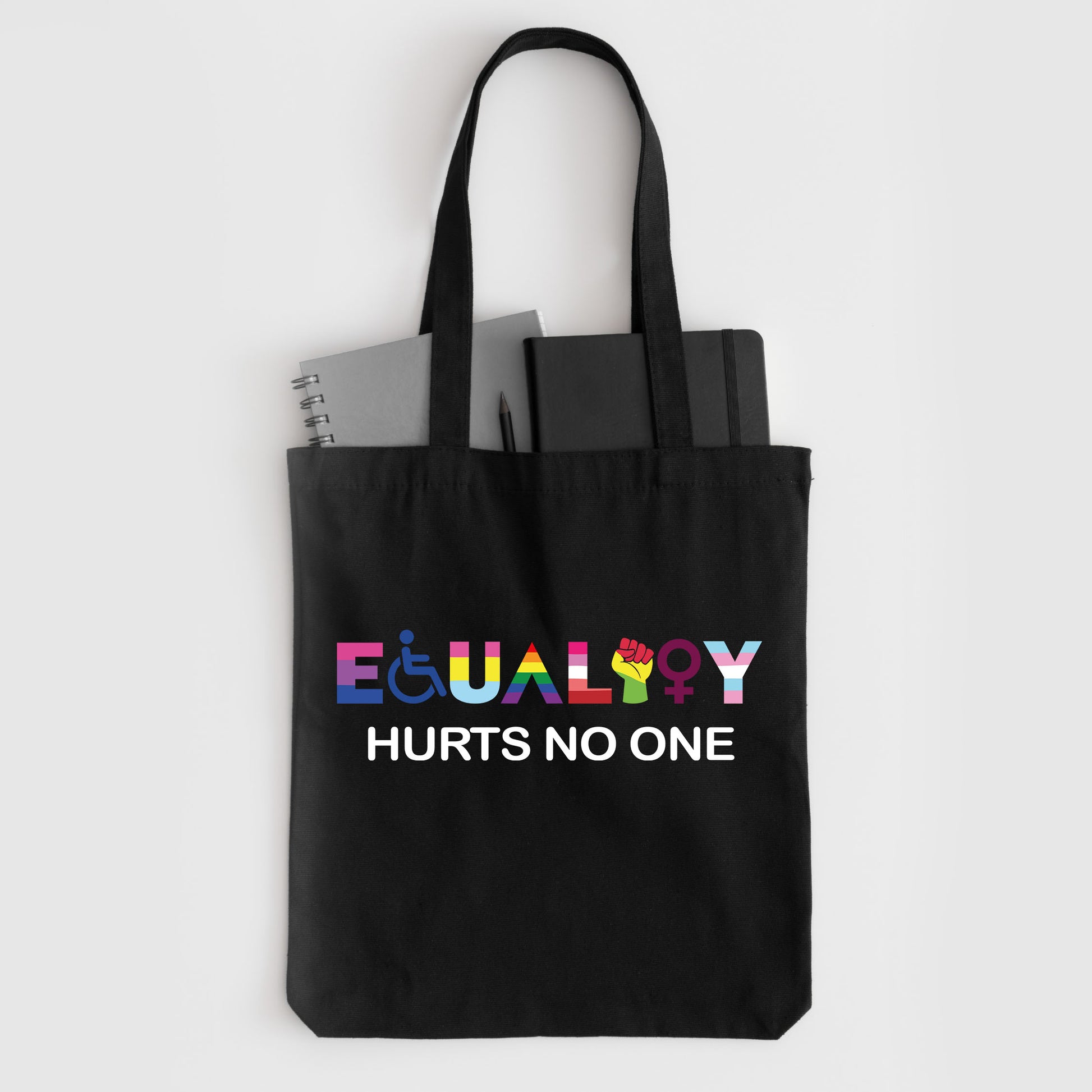 Equality Hurts No One, Lgbt Bags, Lgbt Tote Bag, Rainbow Bag-newamarketing
