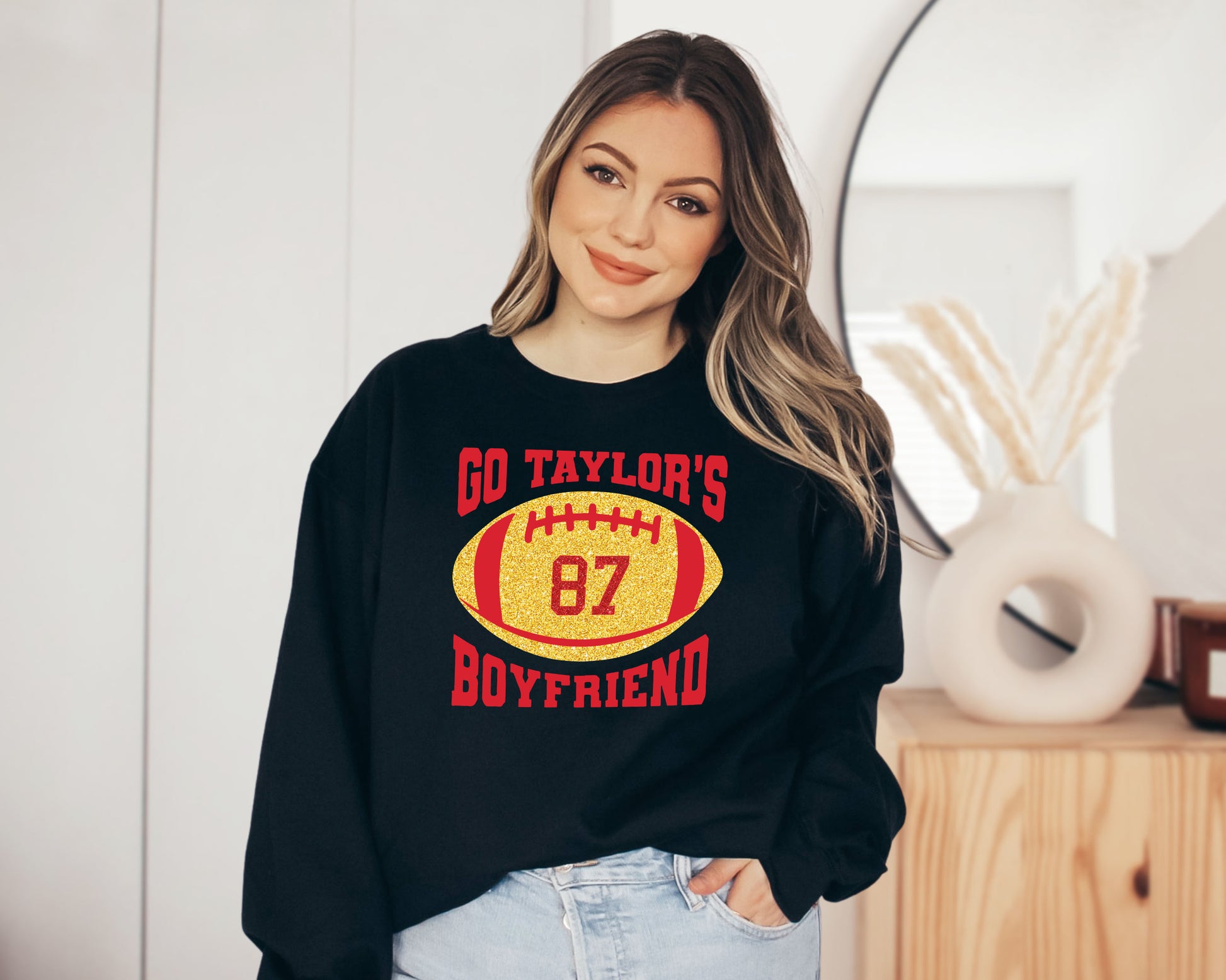 Go Taylors Boyfriend Sweatshirt, Taylor Swift Sweatshirt, Taylor Swift 87 Sweatshirt-newamarketing