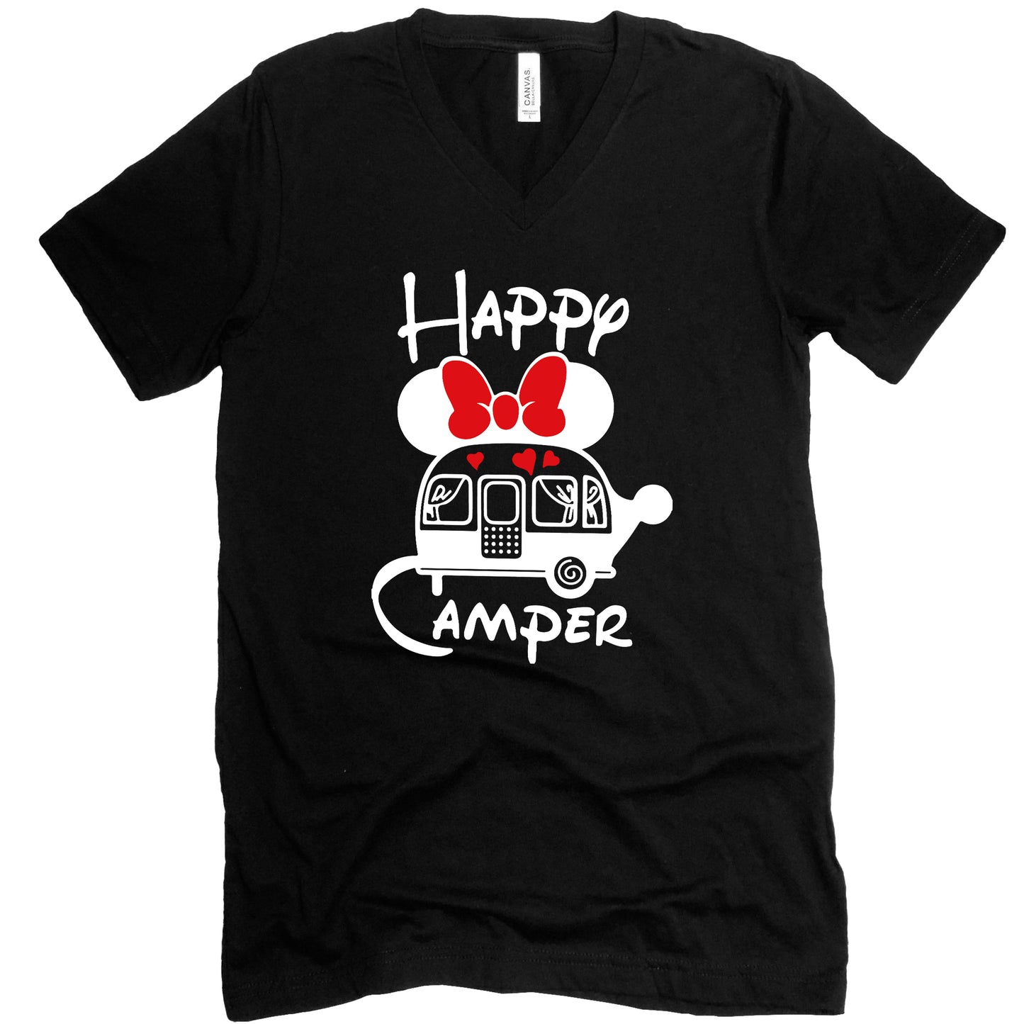 Happy Camper Shirt, Disney Camp Shirts, Funny Camping Shirt-newamarketing