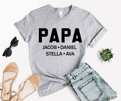 Custom Grandpa Shirt, Custom Father's Day Shirts, Custom Grandpa Dad Shirt-newamarketing