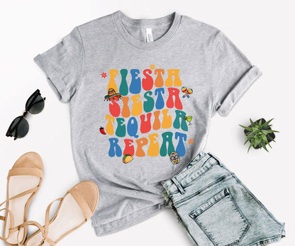 Cinco De Mayo Shirts, Mexican Fiesta Shirts, Fiesta Siesta Tequila Repeat-newamarketing