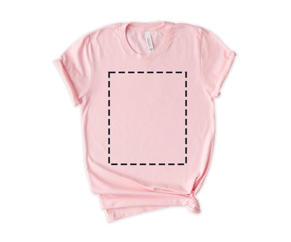 Bella Canvas Unisex T-Shirt, Custom T-Shirt Design, Personalized T-Shirt, Crewneck Pink - newamarketing