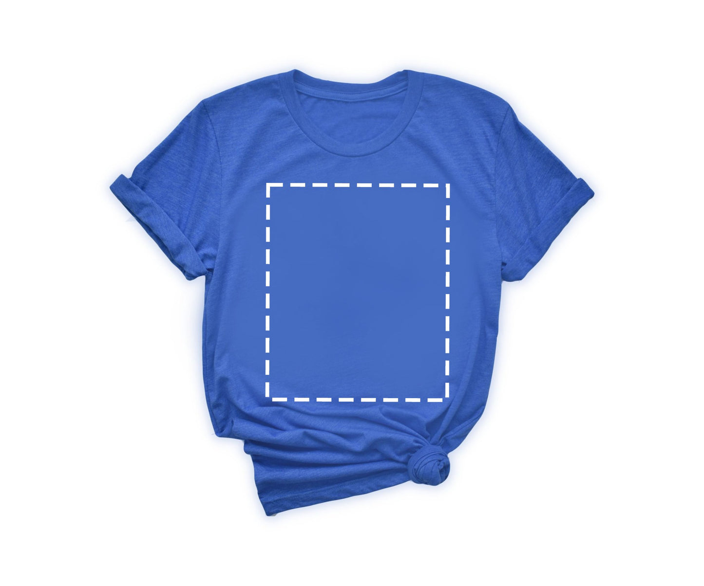 Bella Canvas Unisex T-Shirt, Custom T-Shirt Design, Personalized T-Shirt, Crewneck True Royal - newamarketing