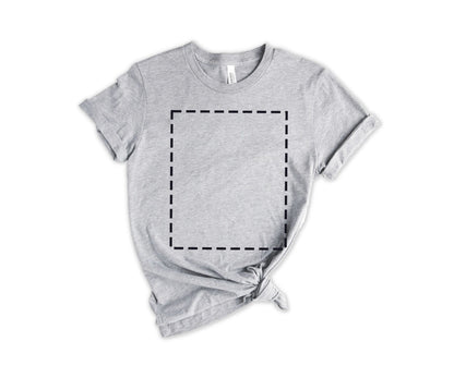 Bella Canvas Unisex T-Shirt, Custom T-Shirt Design, Personalized T-Shirt, Crewneck Athletic Heather Grey - newamarketing