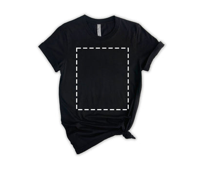 Bella Canvas Unisex T-Shirt, Custom T-Shirt Design, Personalized T-Shirt, Crewneck Black - newamarketing