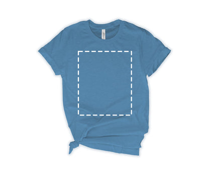 Bella Canvas Unisex T-Shirt, Custom T-Shirt Design, Personalized T-Shirt, Crewneck True Royal - newamarketing