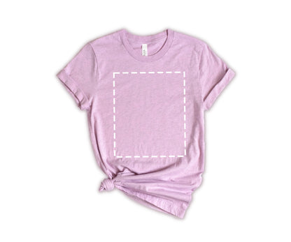 Bella Canvas Unisex T-Shirt, Custom T-Shirt Design, Personalized T-Shirt, Crewneck Lilac - newamarketing