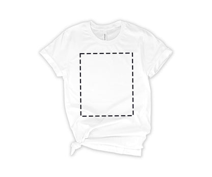 Bella Canvas Unisex T-Shirt, Custom T-Shirt Design, Personalized T-Shirt, Crewneck White - newamarketing