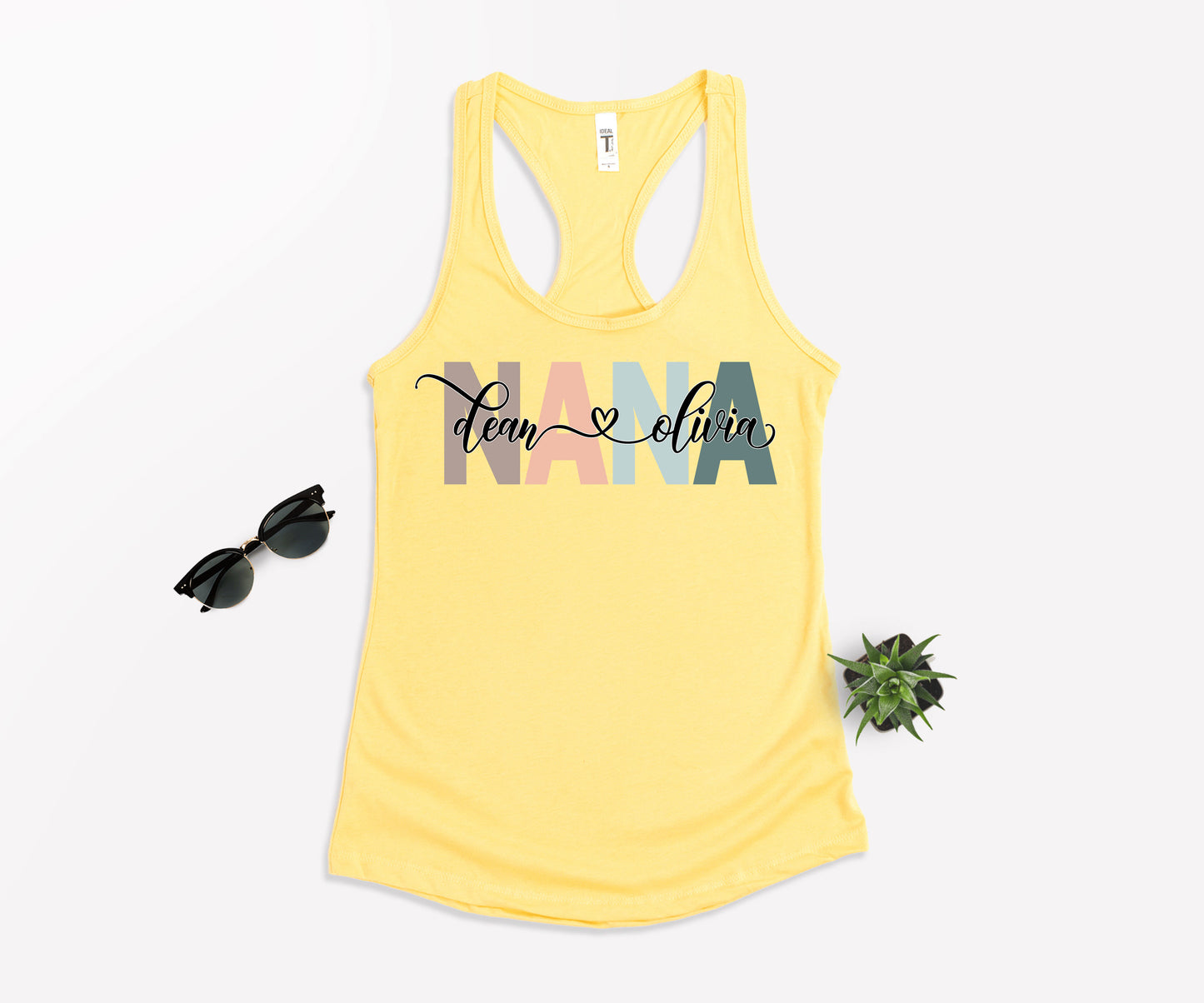 Custom Nana Shirt, Nana Shirt, Nana with Children Names Shirt-newamarketing