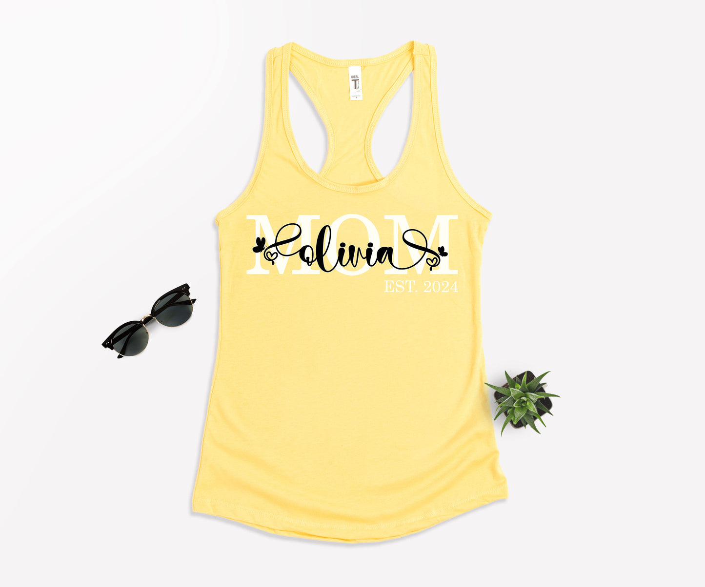 Personalized Mom Est Shirt, Custom Mom Shirts, Mother's Day Shirt-newamarketing