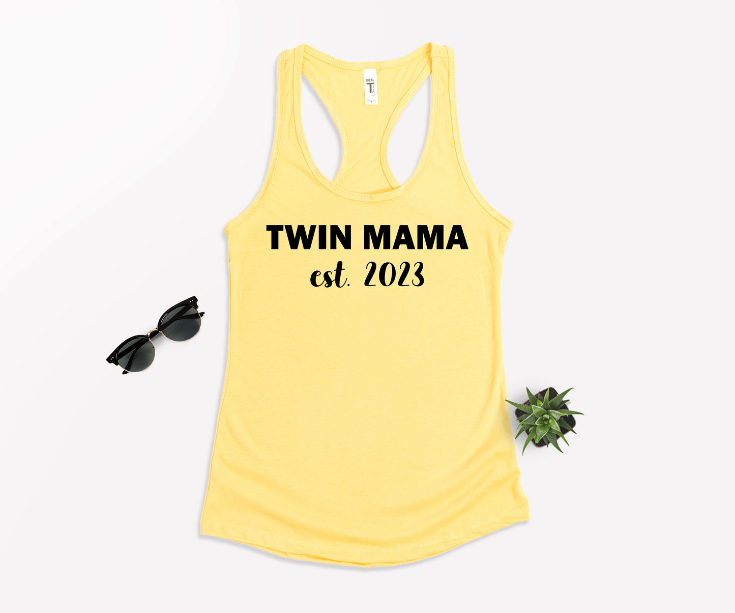 Twin Mama Est Shirt, Custom Mom Shirt, Mother's Day Shirt-newamarketing