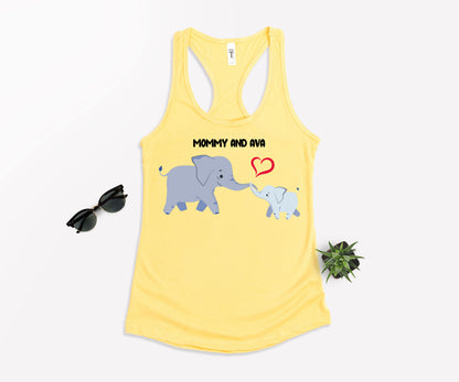 Mother's Day Matching Shirt, Elephant Matching Mommy Shirt, Mother's Day Shirt-newamarketing