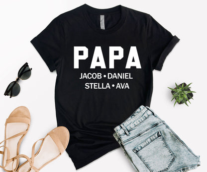 Custom Grandpa Shirt, Custom Father's Day Shirts, Custom Grandpa Dad Shirt-newamarketing