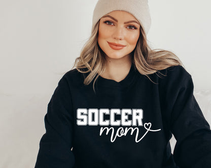Custom Soccer Mom Sweatshirt, Number Soccer Hoodie, Soccer Mom Sweatshirt-newamarketing