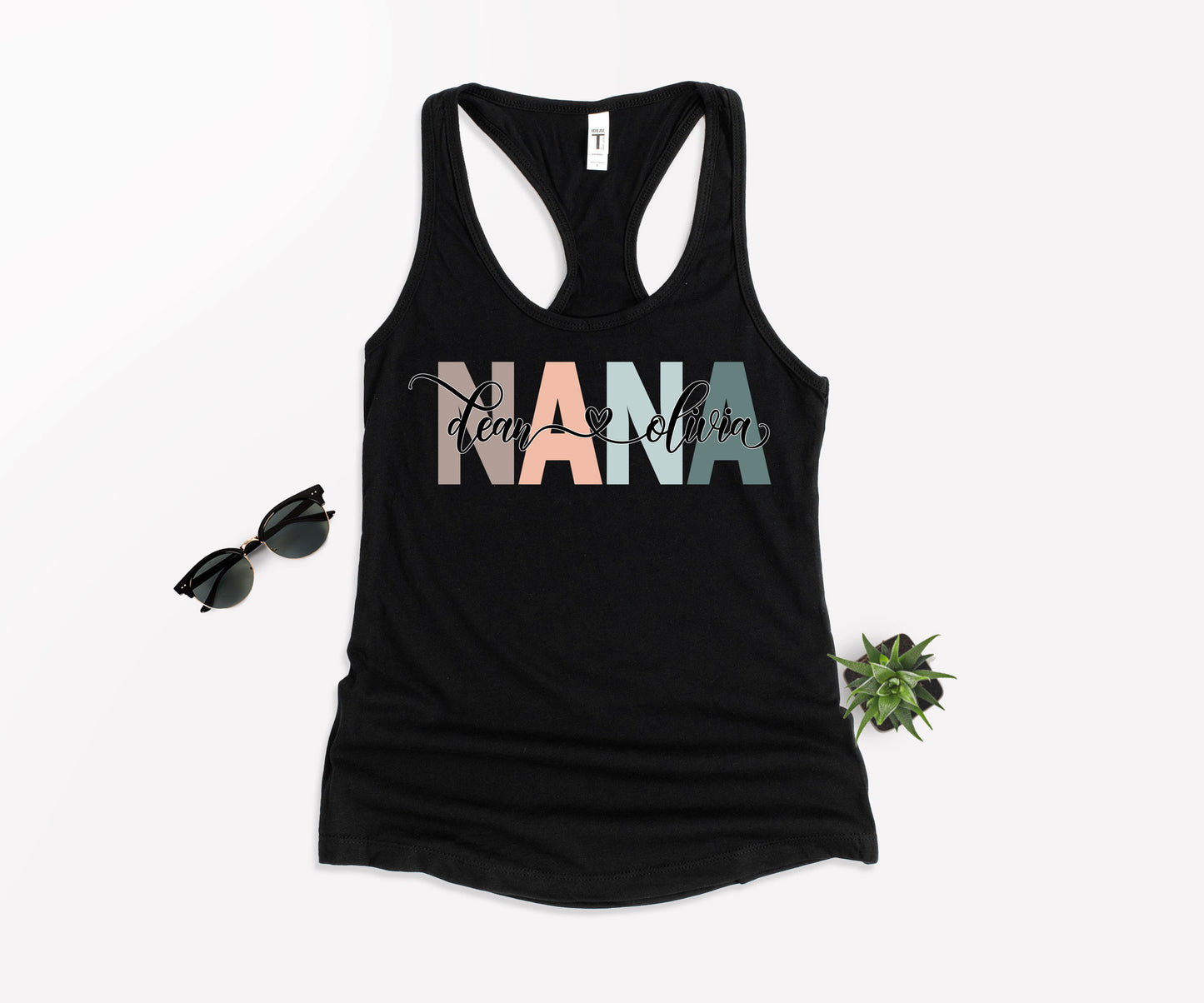 Custom Nana Shirt, Nana Shirt, Nana with Children Names Shirt-newamarketing