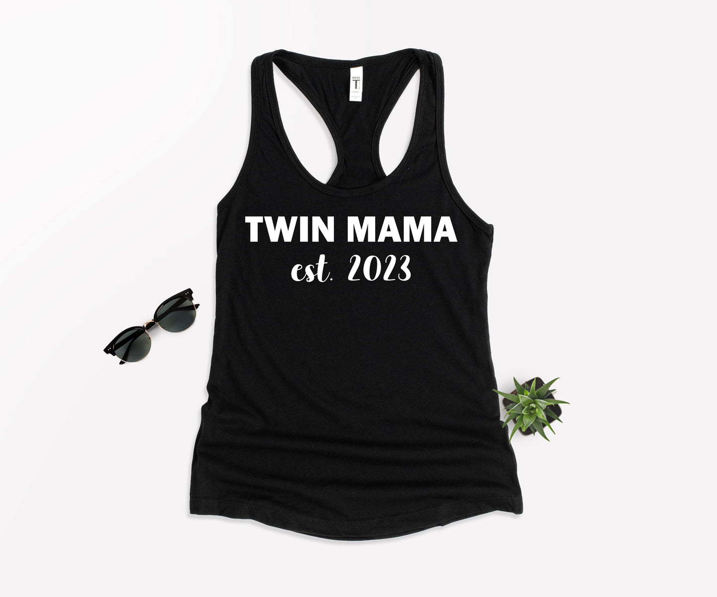 Twin Mama Est Shirt, Custom Mom Shirt, Mother's Day Shirt-newamarketing