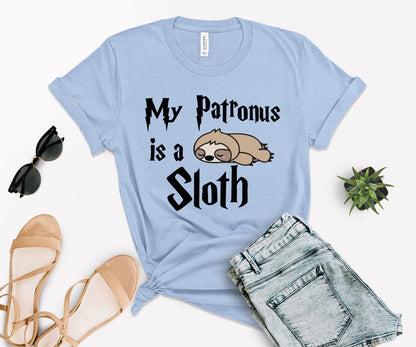 Sloth Shirt, Funny Sloth Shirts, My Patronus Is A Sloth-newamarketing