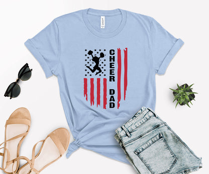 Cheer Dad Shirt, Cheer Shirt Ideas, American Dad Shirt-newamarketing