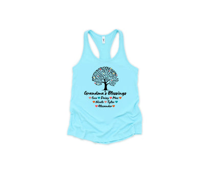 Custom Grandma Shirt with Grandkids Names, Grandma Tree Shirt, Grandma Shirt-newamarketing