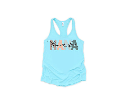 Custom Nana Shirt, Nana Shirt, Nana with Children Names Shirt-newamarketing