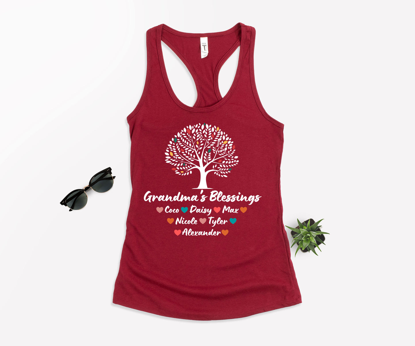 Custom Grandma Shirt with Grandkids Names, Grandma Tree Shirt, Grandma Shirt-newamarketing