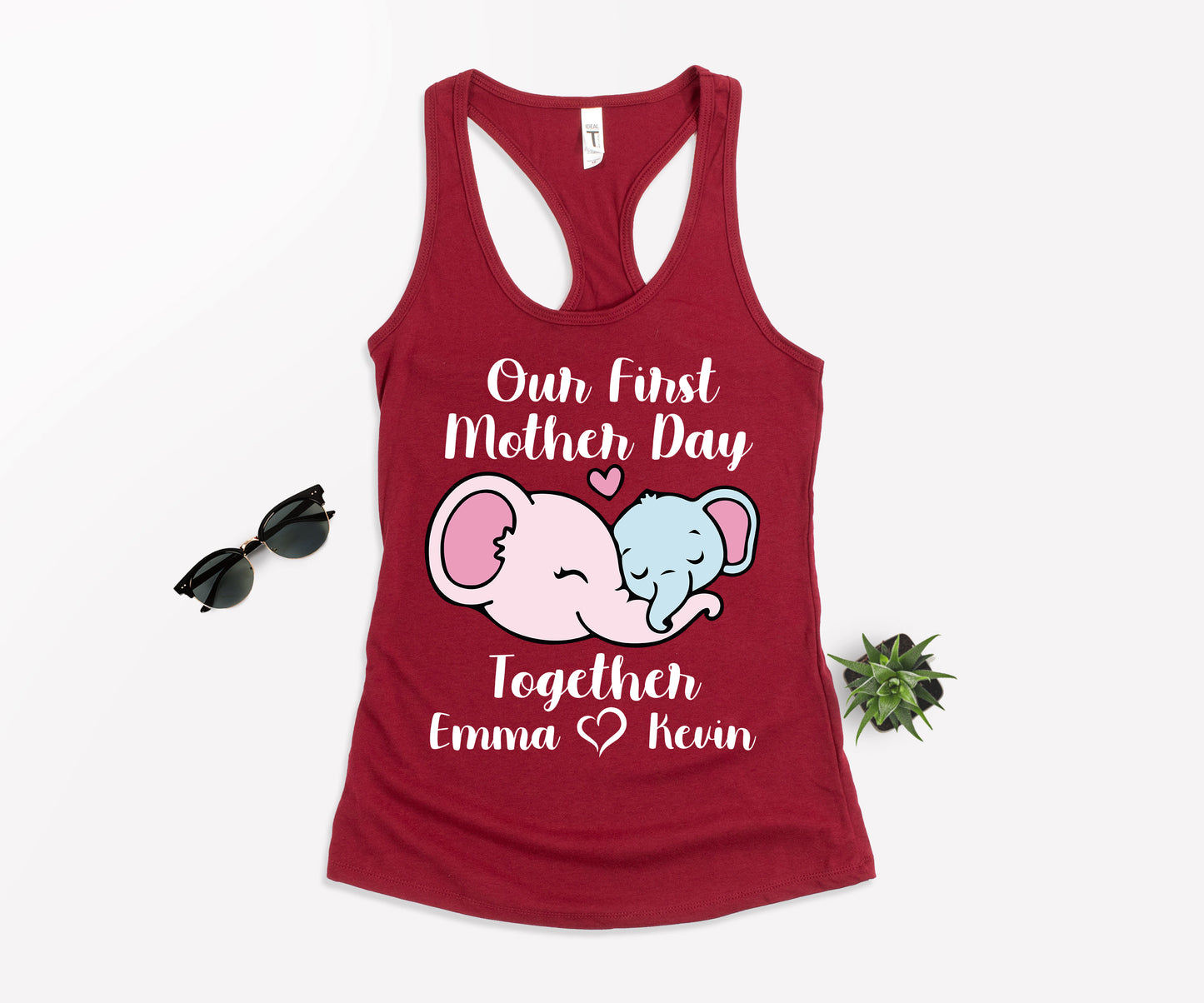 Our First Mother's Day Shirts, Mothers Day Shirt, Elephant Mommy Shirt-newamarketing