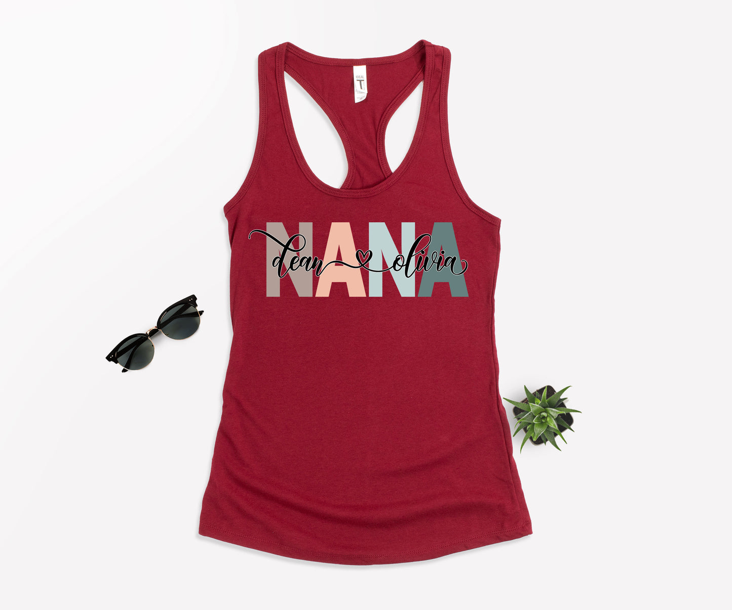 Custom Nana Shirt, Nana Shirt, Nana with Children Names Shirt-newamarketing