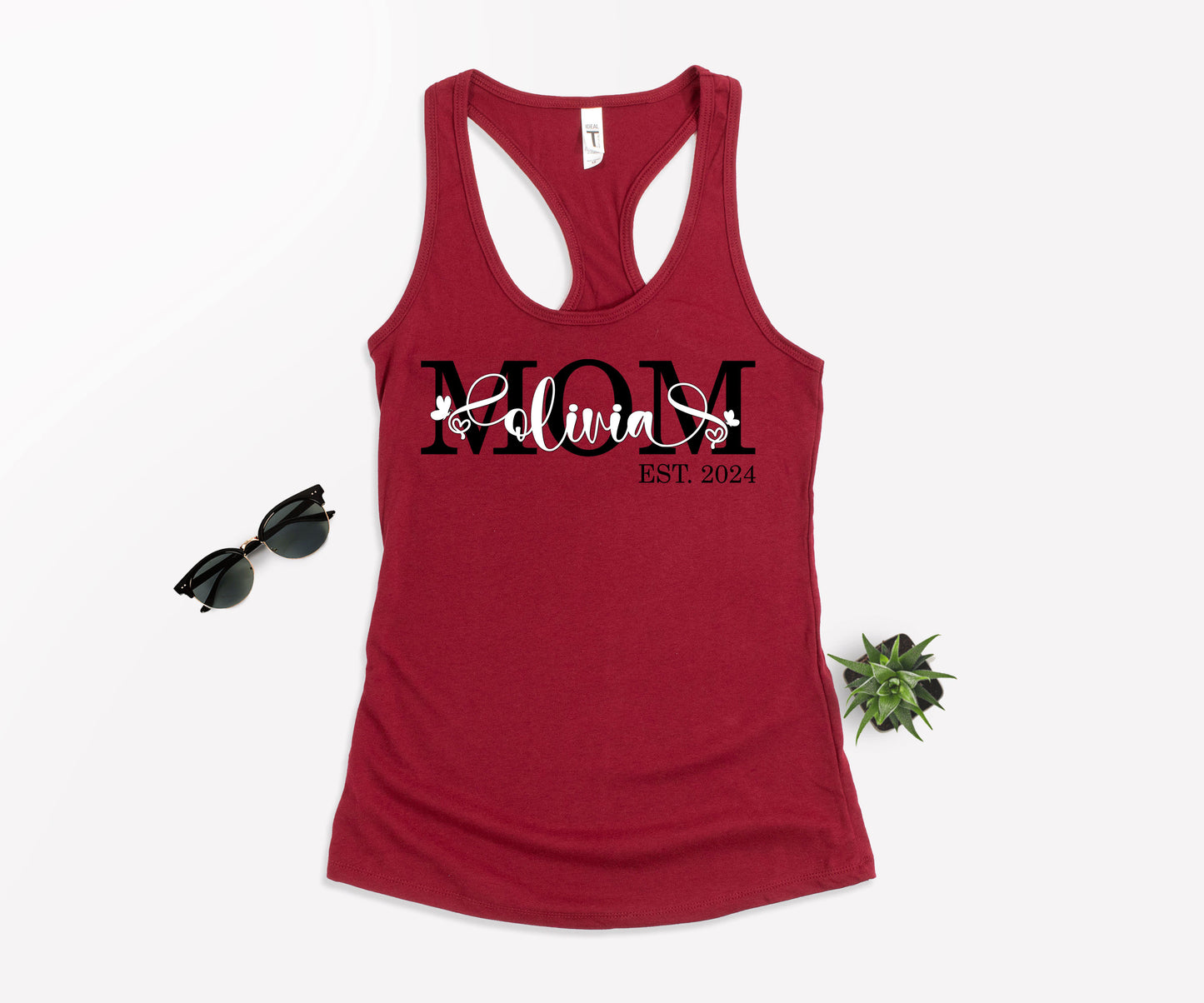 Personalized Mom Est Shirt, Custom Mom Shirts, Mother's Day Shirt-newamarketing