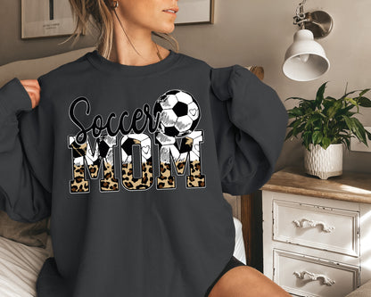 Soccer Mom Sweatshirt, Custom Soccer Mom Hoodie, Your Name Soccer Sweatshirt-newamarketing