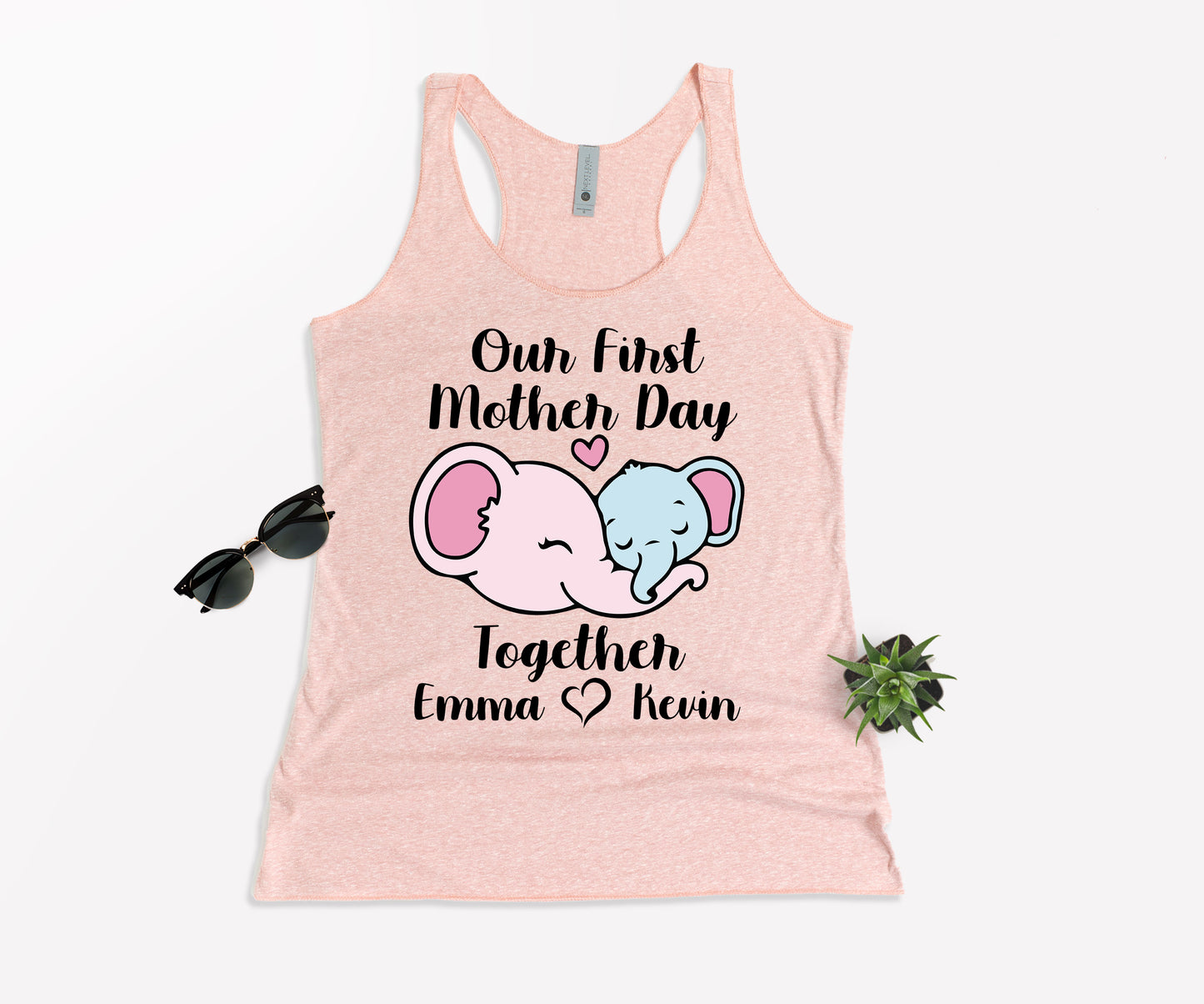 Our First Mother's Day Shirts, Mothers Day Shirt, Elephant Mommy Shirt-newamarketing