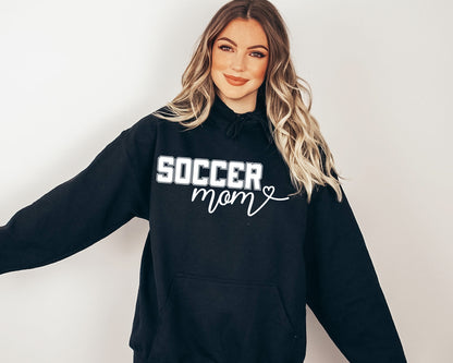 Custom Soccer Mom Sweatshirt, Number Soccer Hoodie, Soccer Mom Sweatshirt-newamarketing