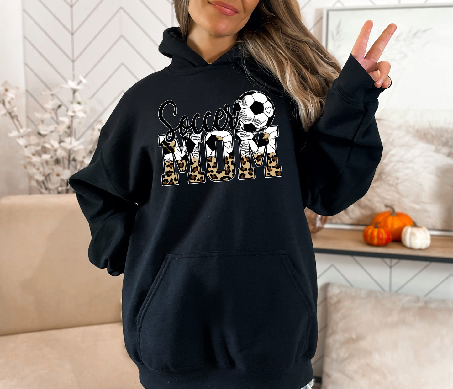 Soccer Mom Sweatshirt, Custom Soccer Mom Hoodie, Your Name Soccer Sweatshirt-newamarketing